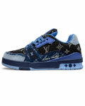 Trainer Denim Black and Blue