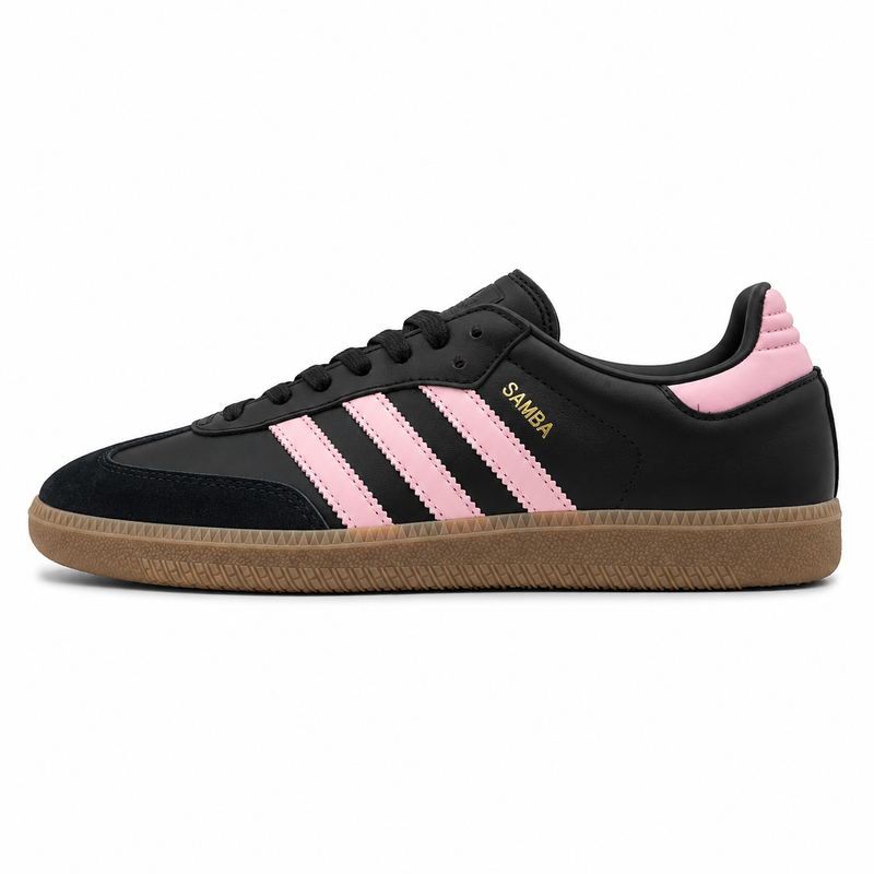Samba Black Pink Gum Sole