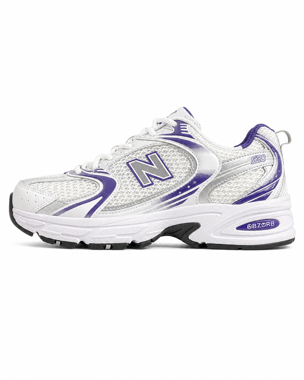 NB 530 White and Purple