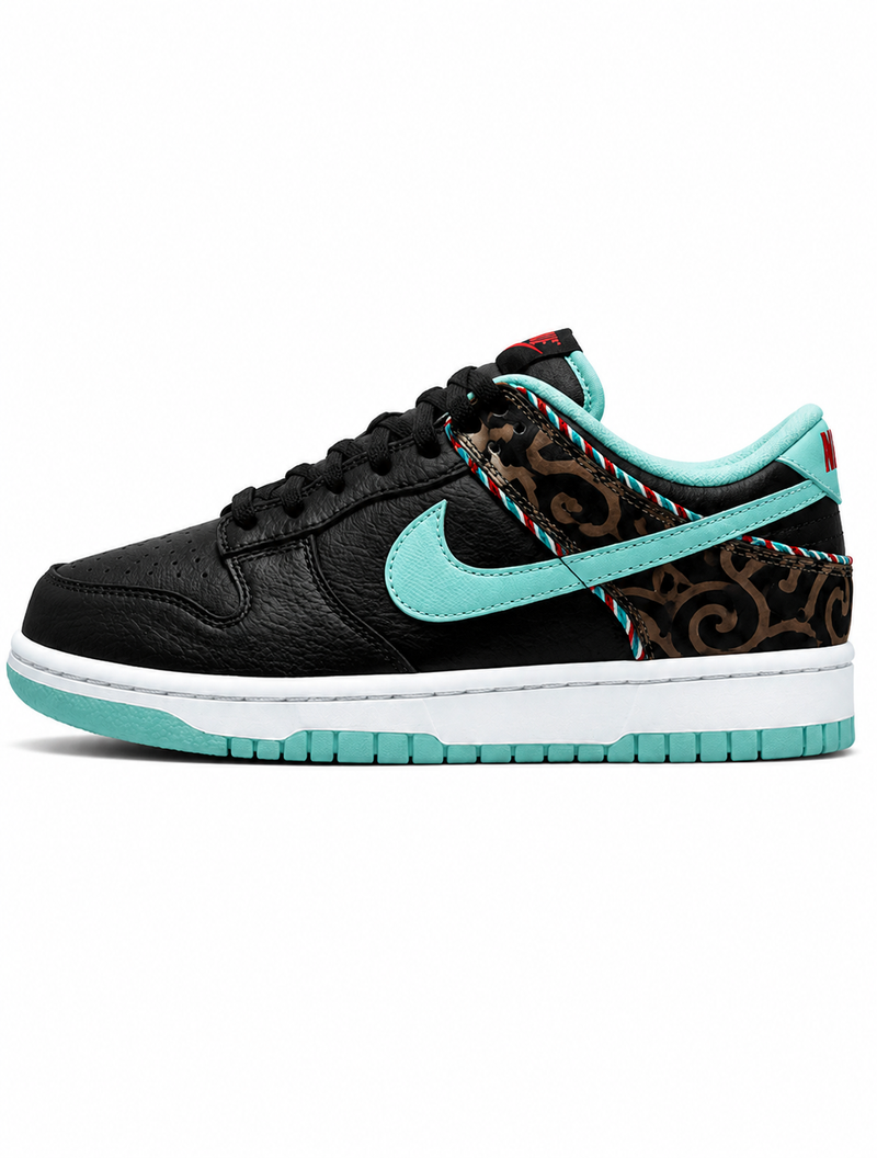 Dunk Low Black and Blue