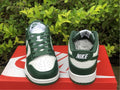 Dunk Low Green and White 6