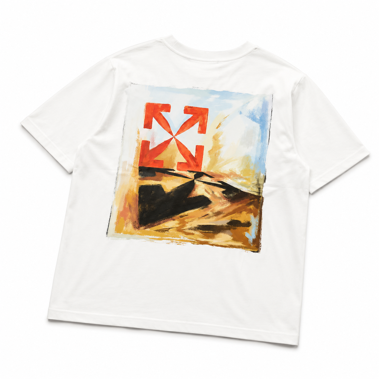 T-shirt Off On Canvas
