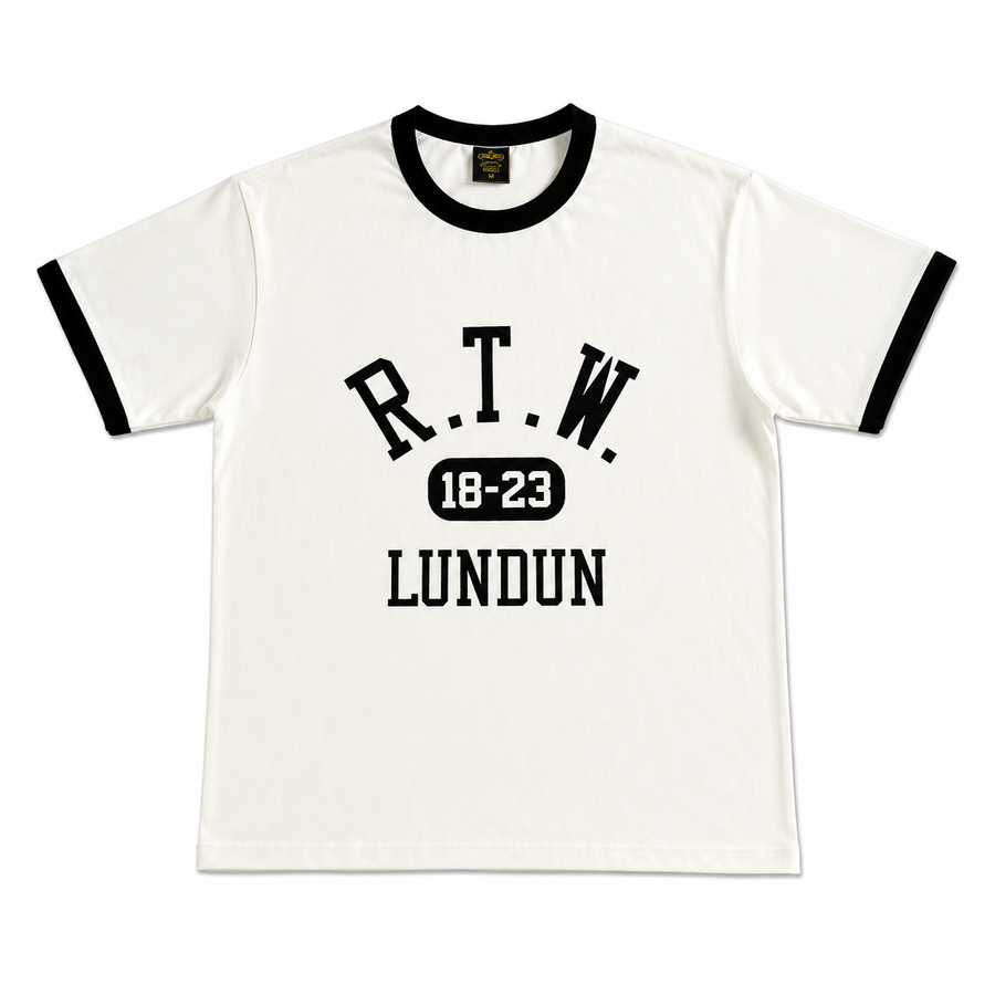 T-shirt College Ringer