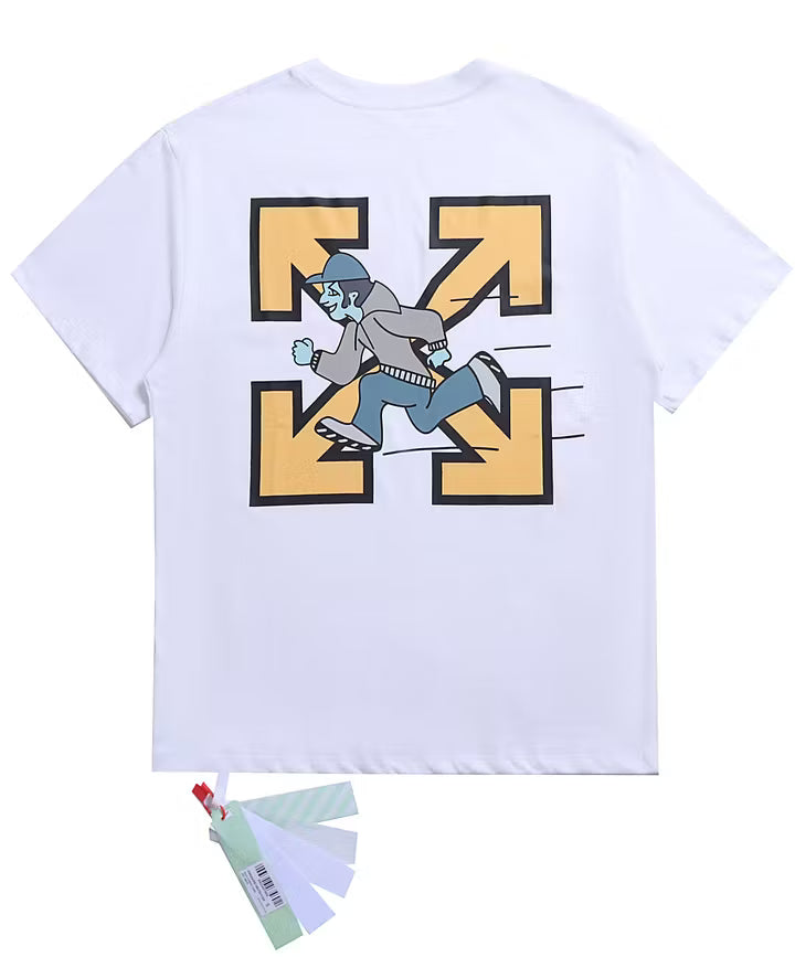 T-shirt Off Run Quickly