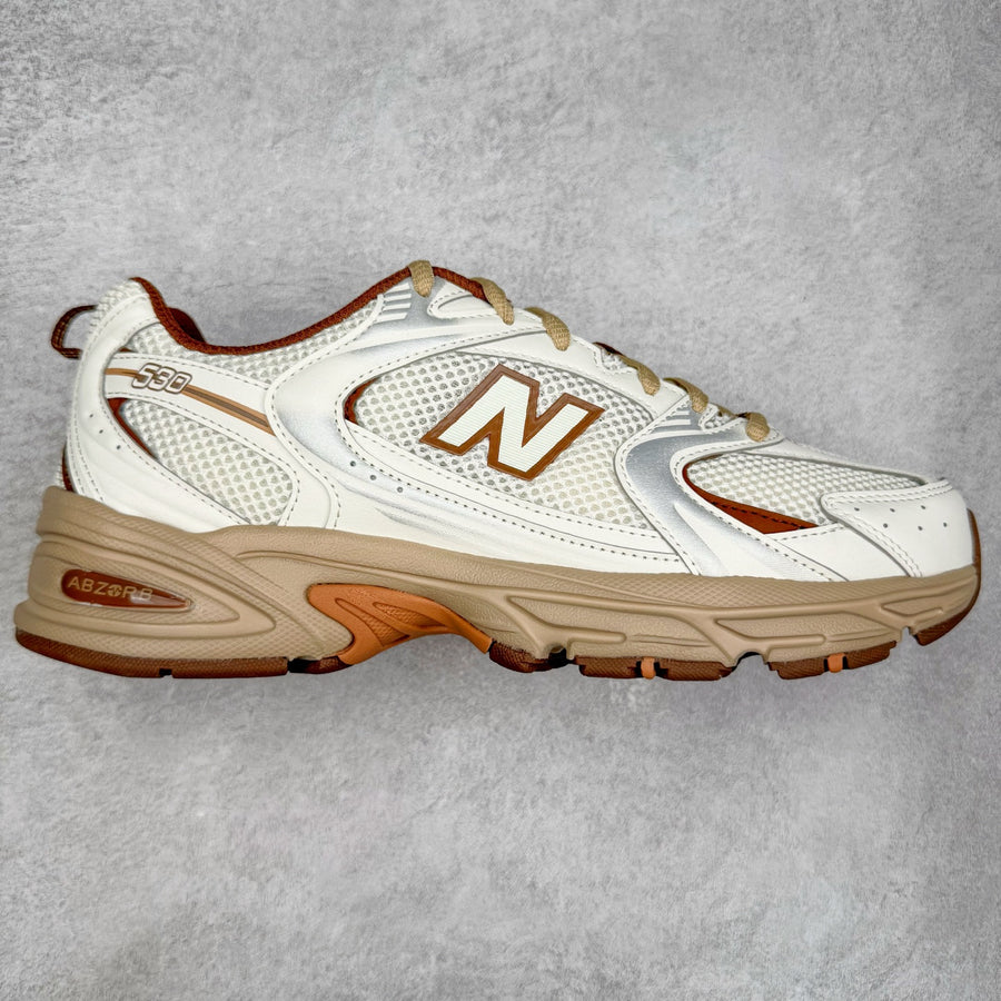 NB 530 White and Orange