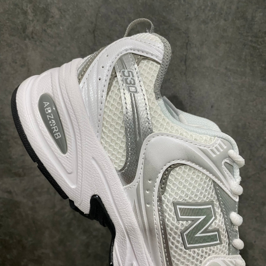 NB 530 Silver and White