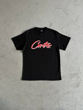 C Star Red and White Tee Black