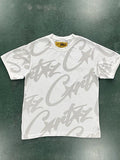 Alcatraz Full Print T-shirt White Gray