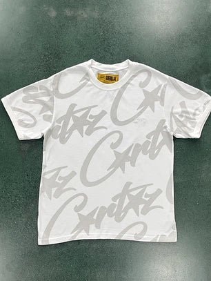 Alcatraz Full Print T-shirt White Gray
