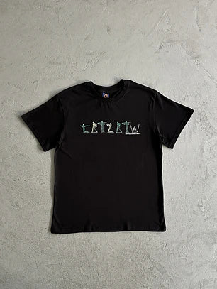 Army Alphabet Tee Black