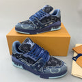 Trainer Denim Black and Blue 4