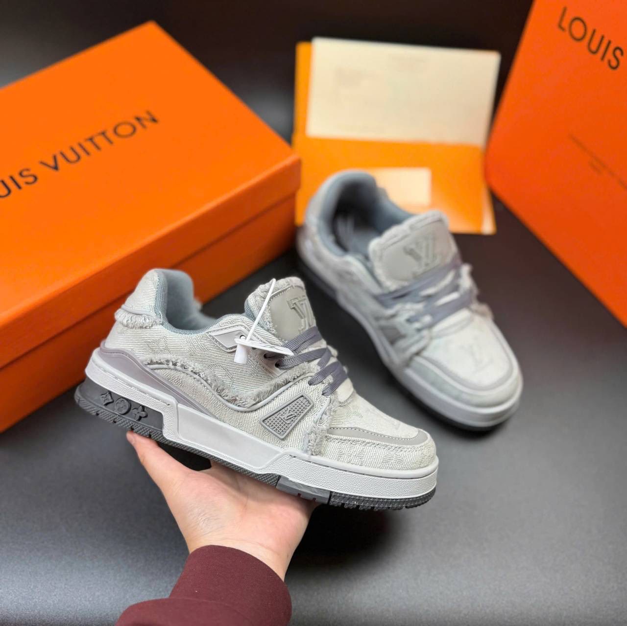 Trainer Denim Grey