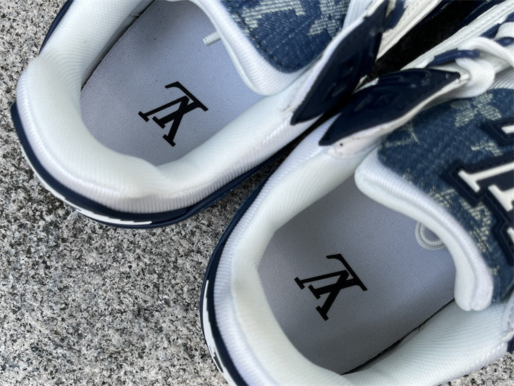 Trainer Blue and White
