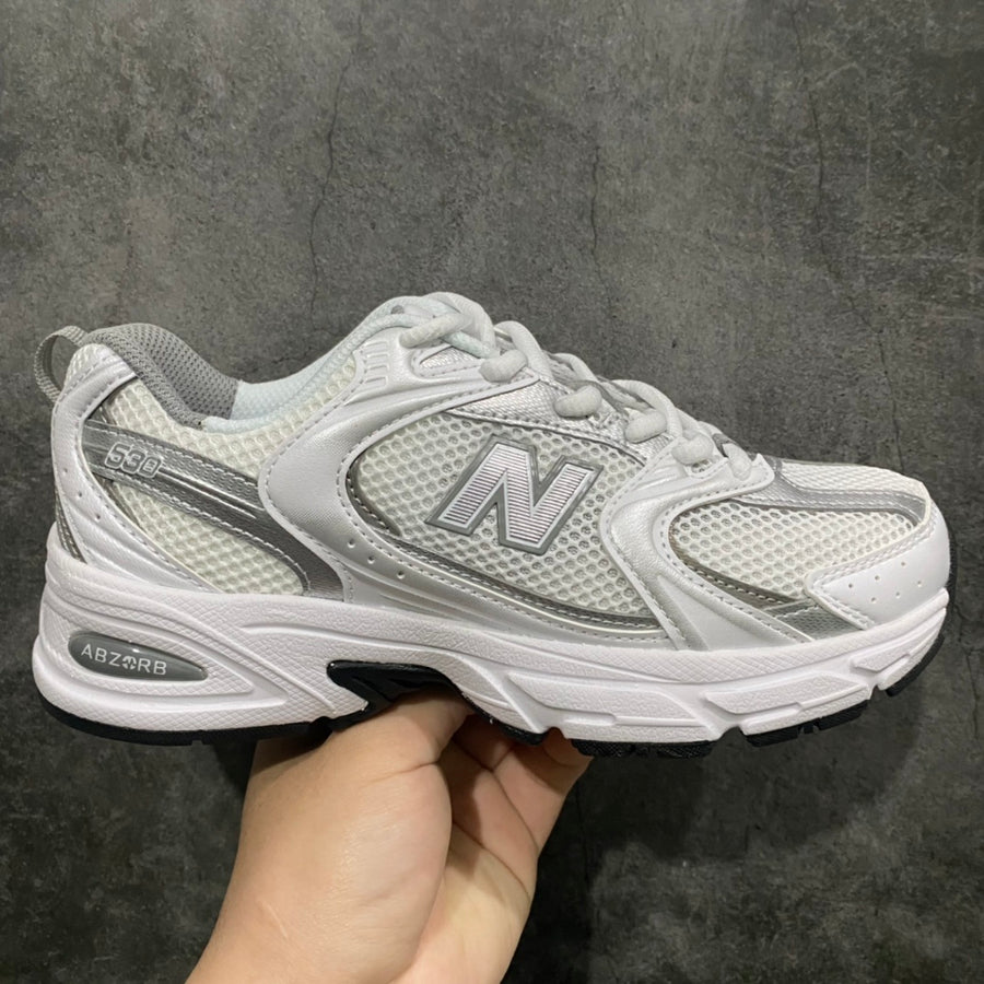 NB 530 Silver and White