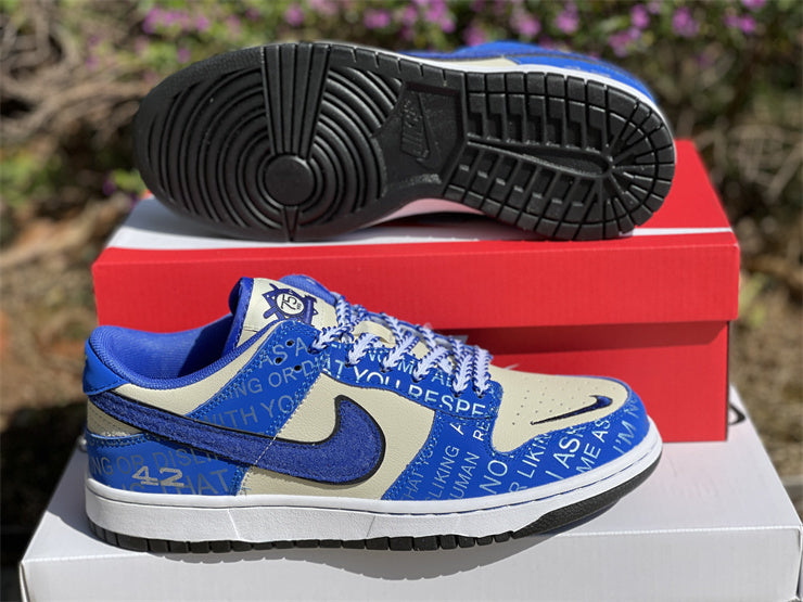 Dunk SB in the Racer Blue and Coconut