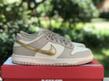 Dunk Low Gold Swoosh 2