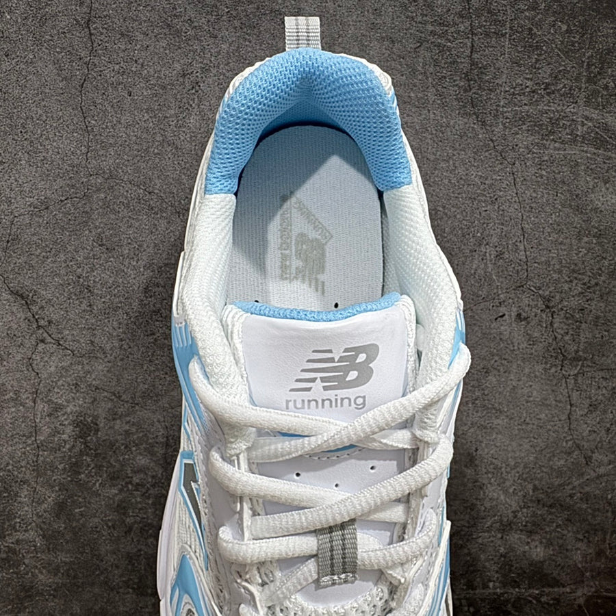 NB 530 White and Blue