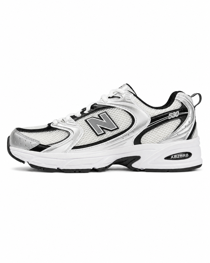 NB 530 White and Black