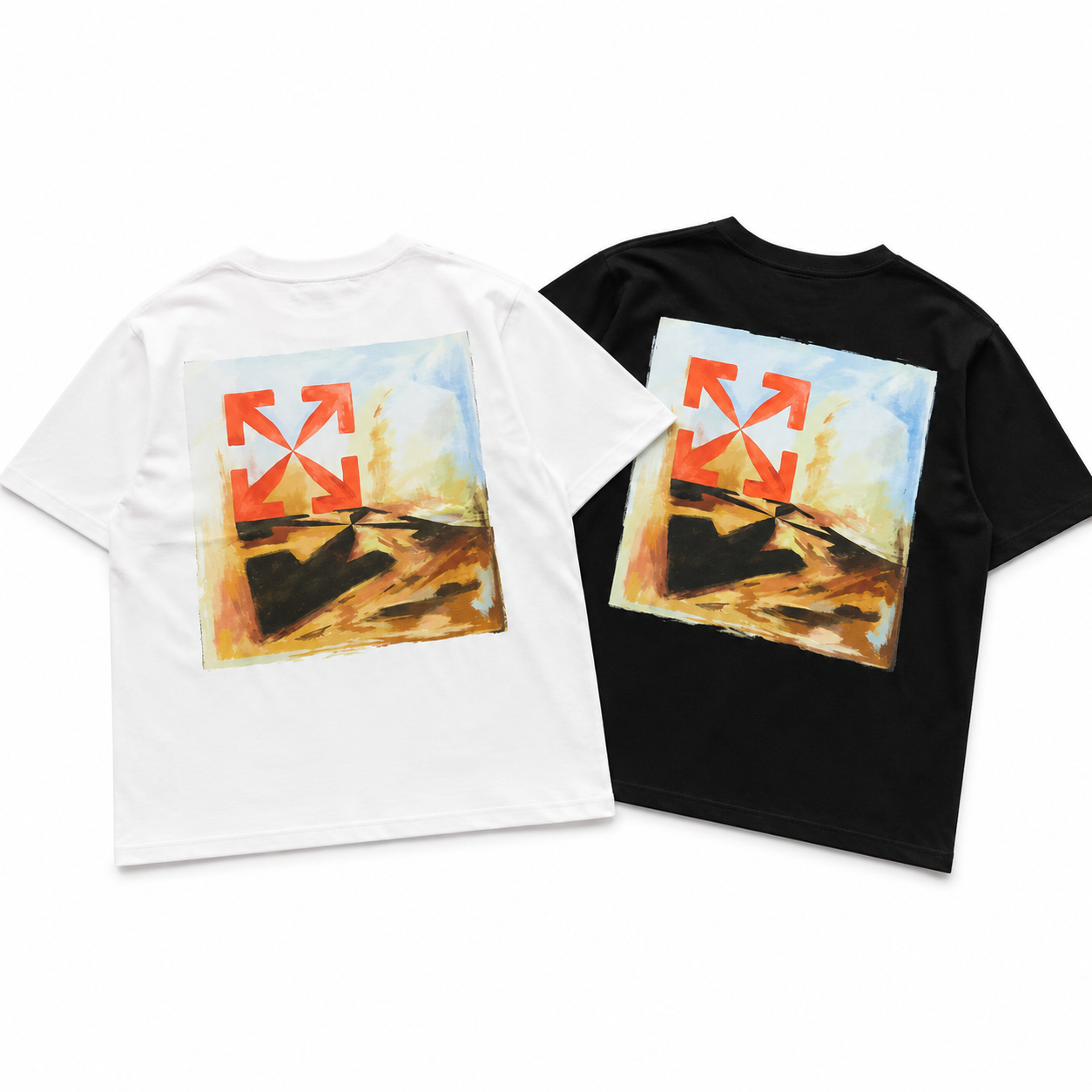 T-shirt Off On Canvas