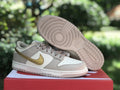 Dunk Low Gold Swoosh 5
