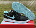 Dunk Low Black and Blue 4