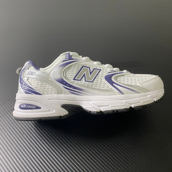 NB 530 White and Purple