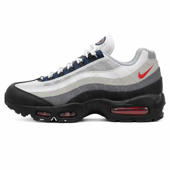 Air Max 95 Red Black and Grey