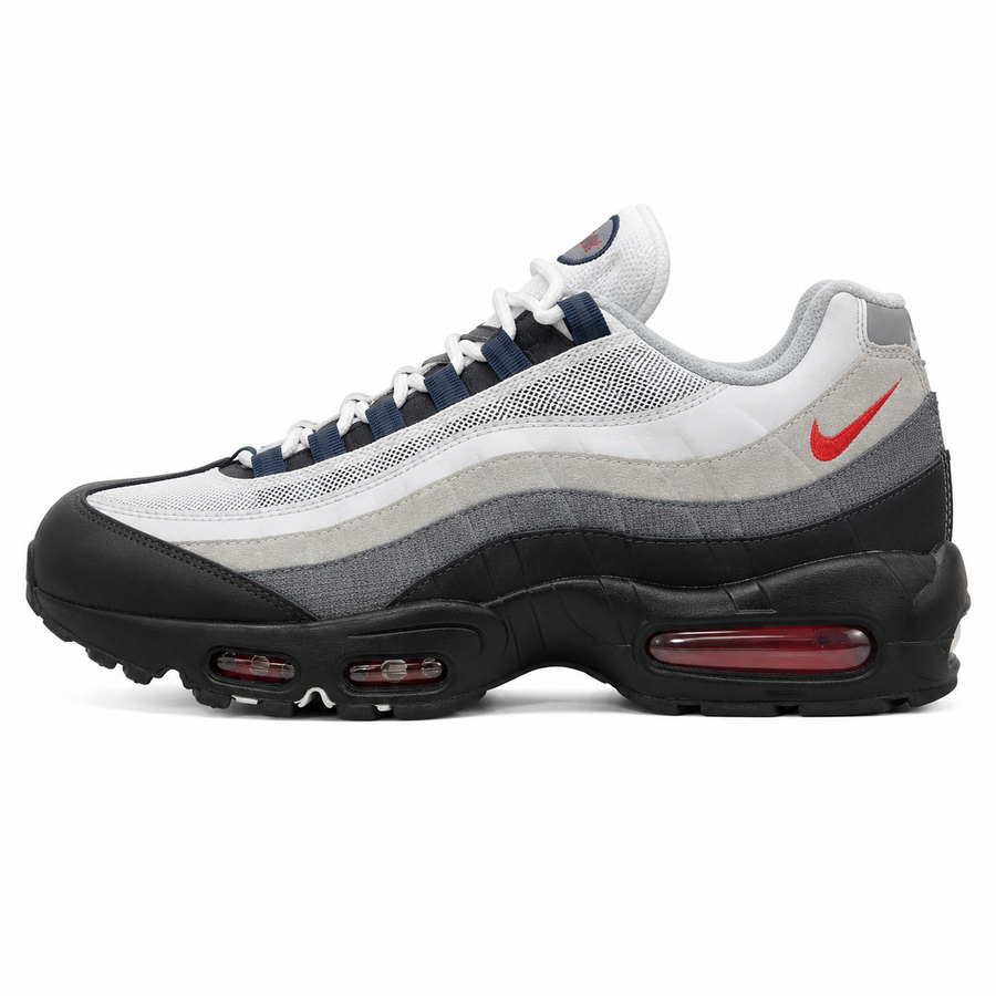 Air Max 95 Red Black and Grey