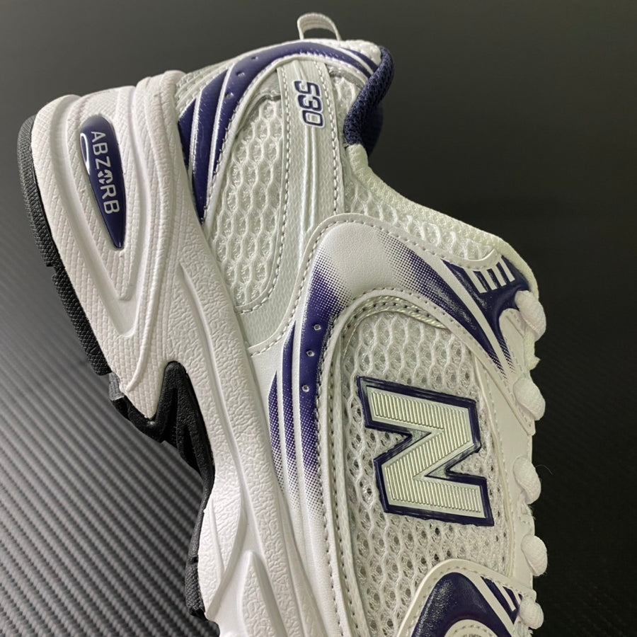 NB 530 White and Purple