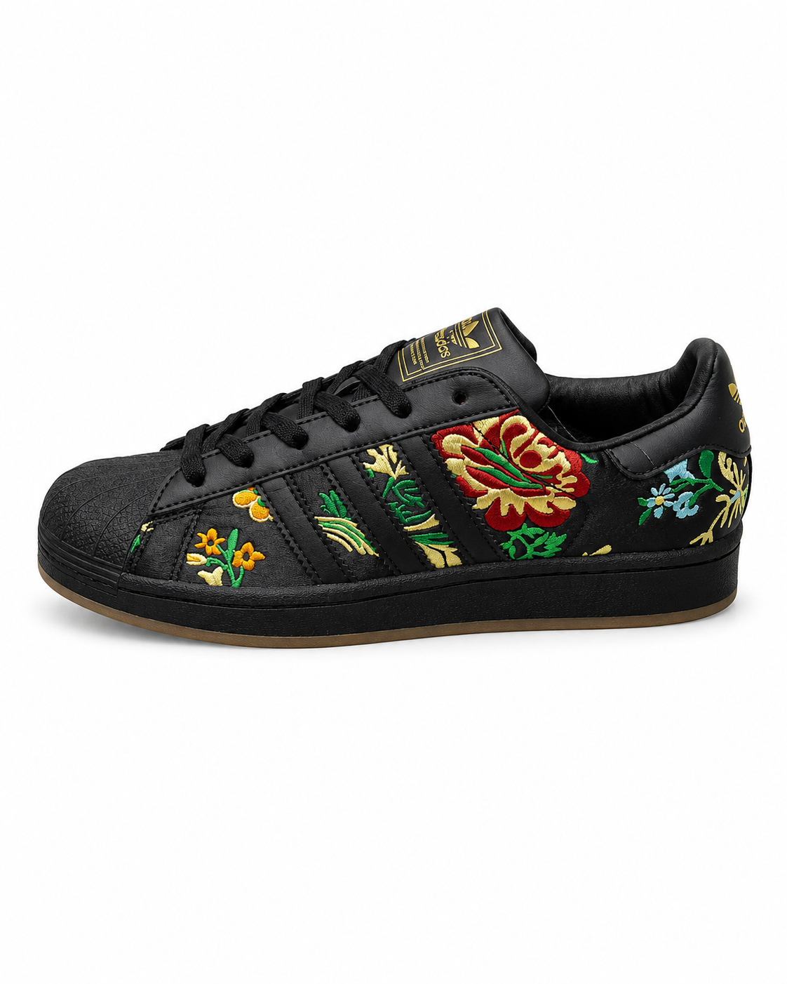 Superstar Black Floral Embroidery