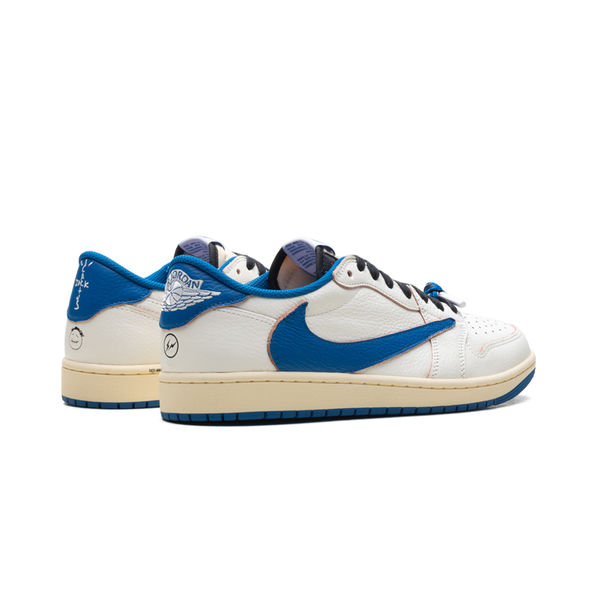 AJ1 Low Travis Fragment Sail Military Blue