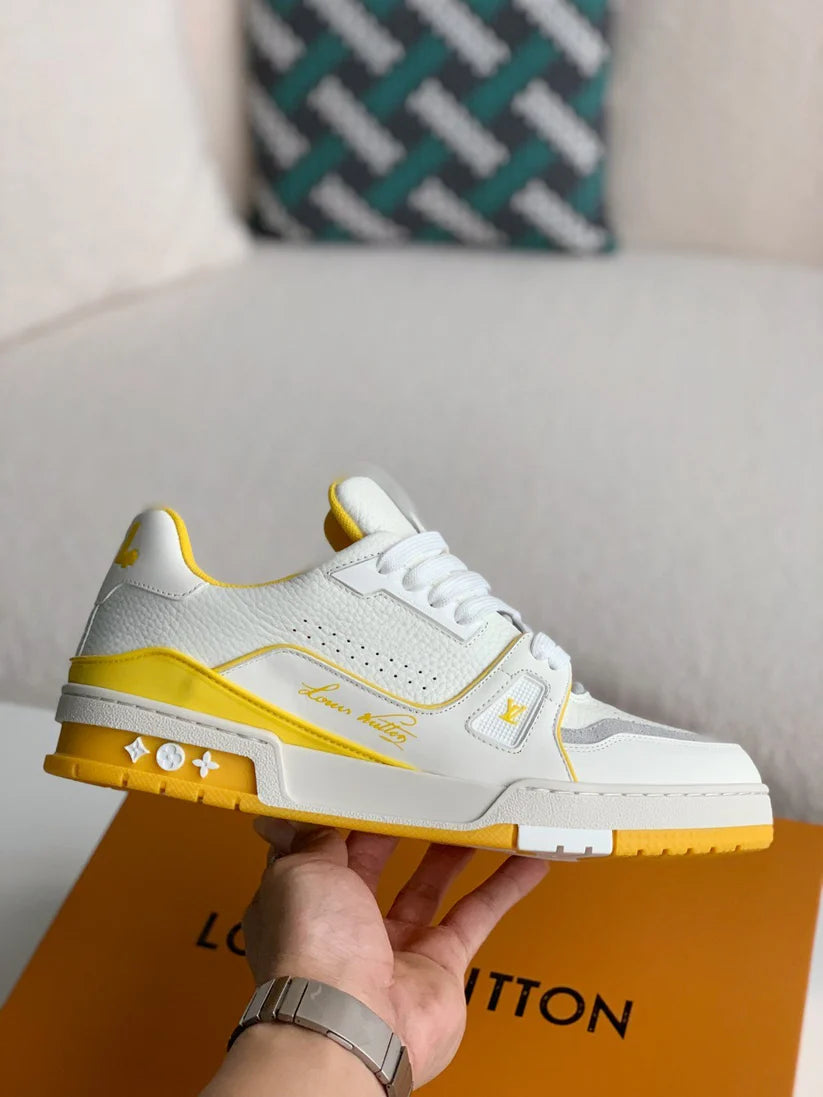 Trainer #54 Yellow and White