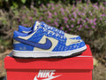 Dunk SB in the Racer Blue and Coconut 3
