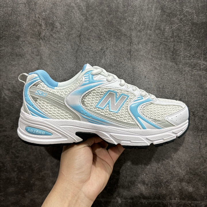 NB 530 White and Blue