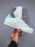 Superstar Mint Green And White 2