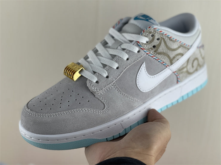 Dunk Low White Barber
