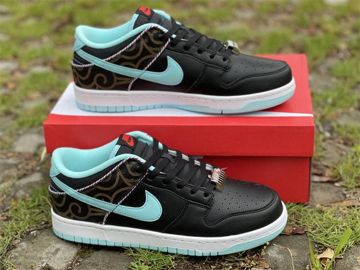 Dunk Low Black and Blue