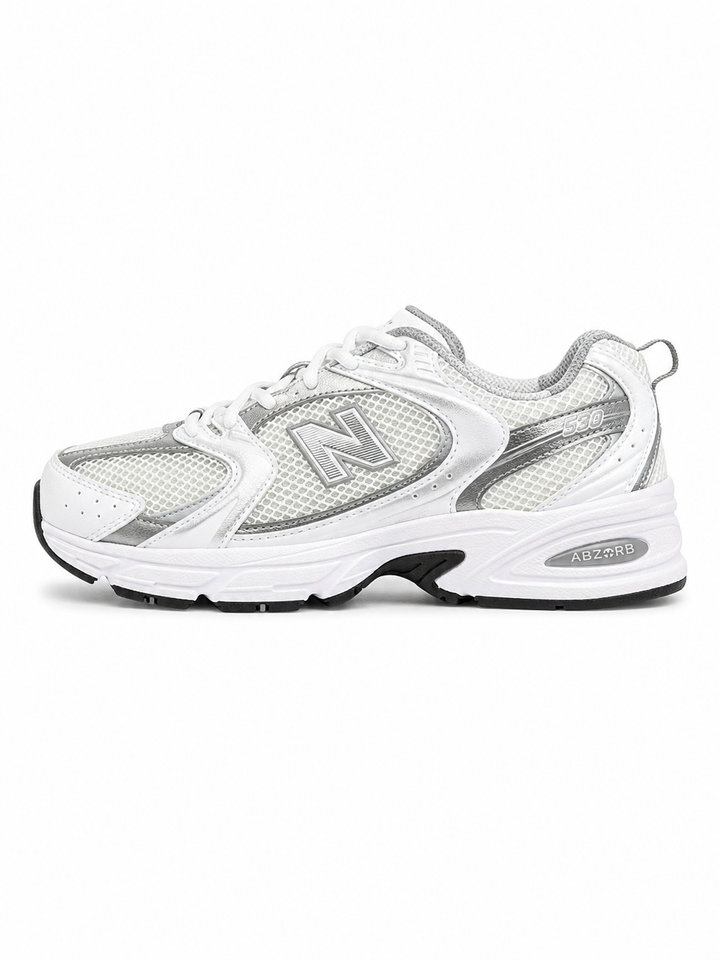 NB 530 Silver and White