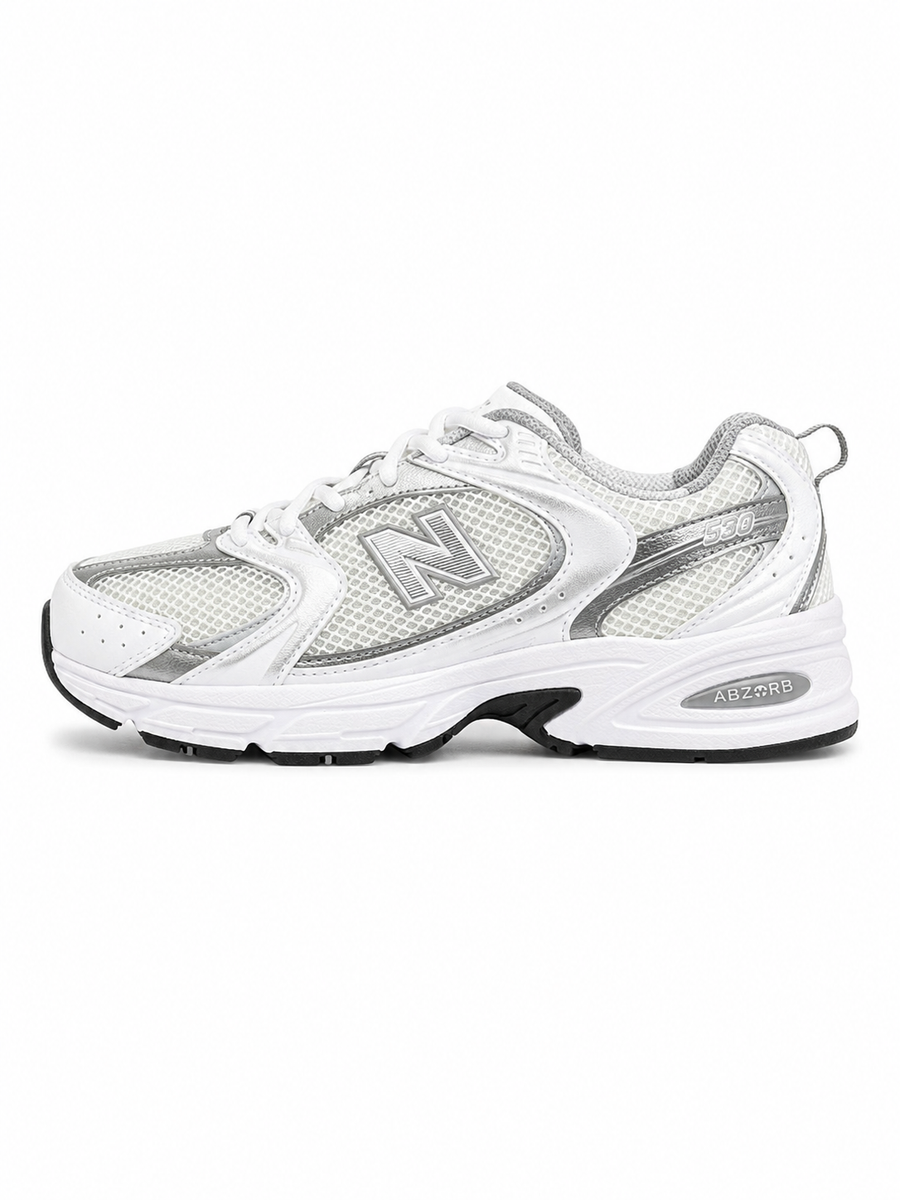 NB 530 Silver and White