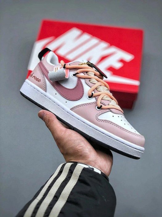 Dunk Low Court Borough  2 GS Pink Rose