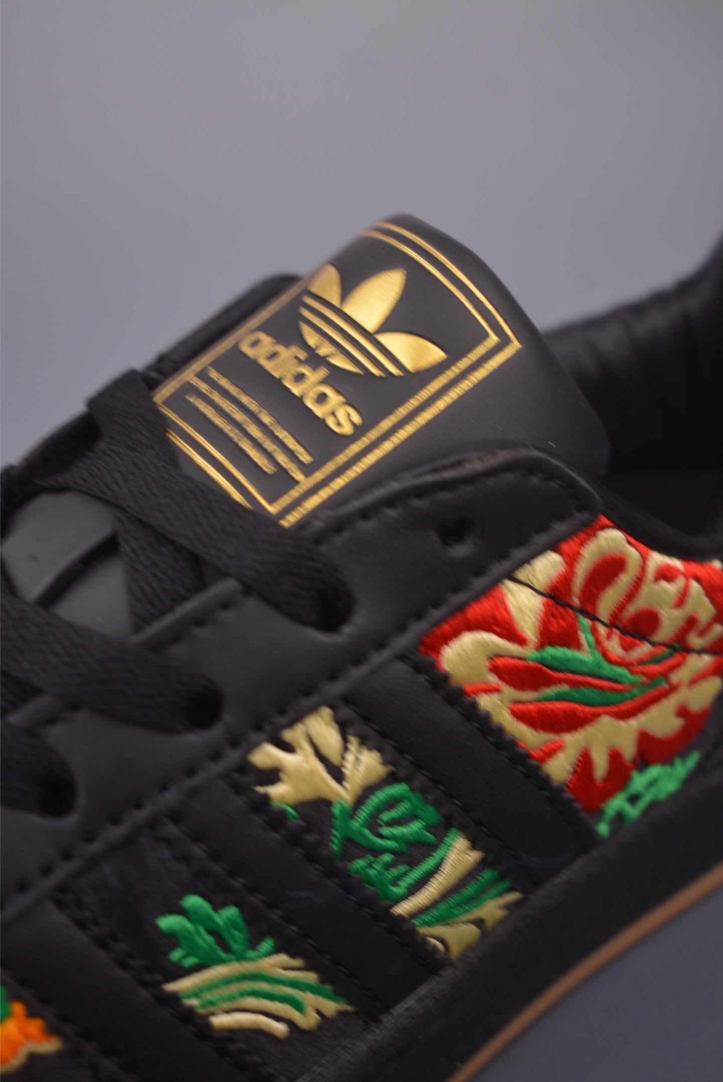 Superstar Black Floral Embroidery